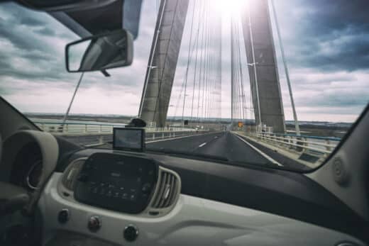 The Normandy Bridge In France