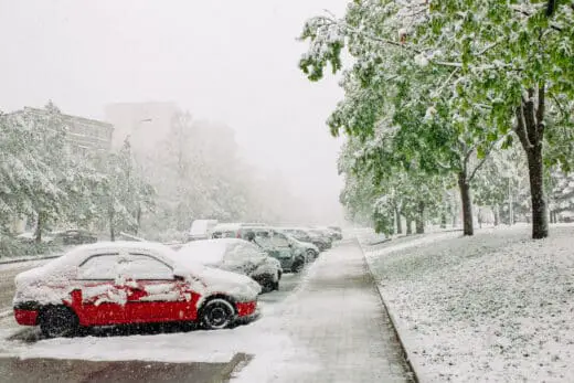Voiture en hiver