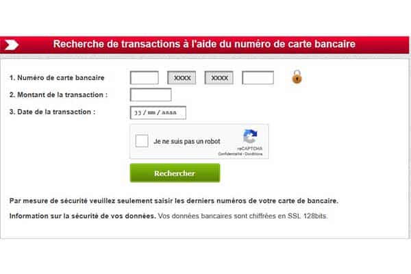 recherches de transaction cb sur easypayweb