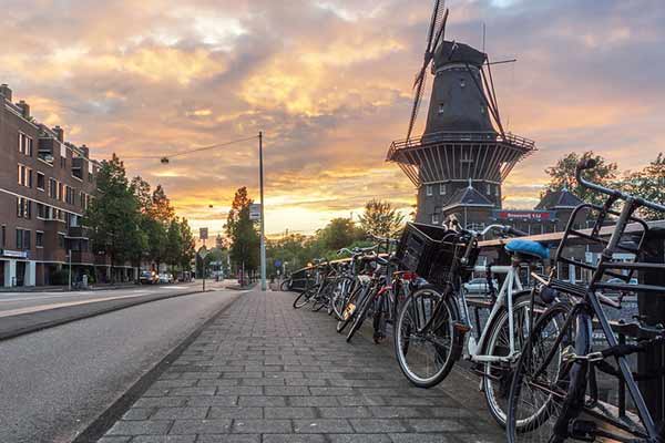 pays bas à vélo