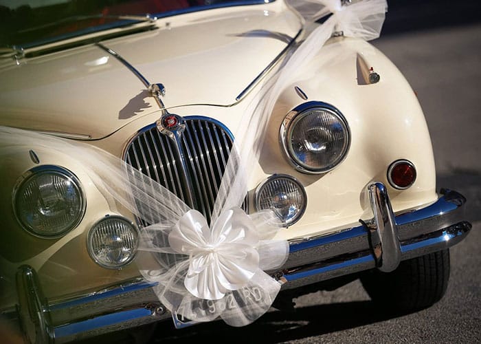 décorer une voiture pour un mariage