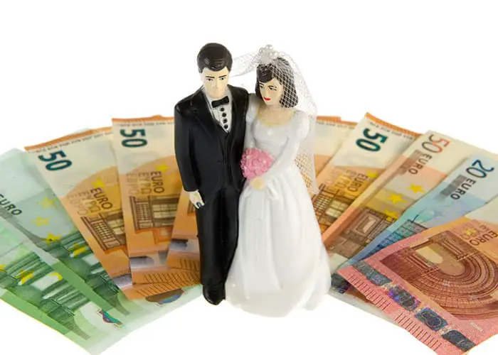 collecte d'argent pour financer le mariage
