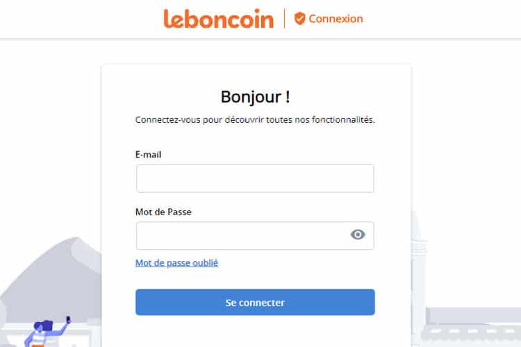 Comment vous connecter à votre compte Le Bon Coin