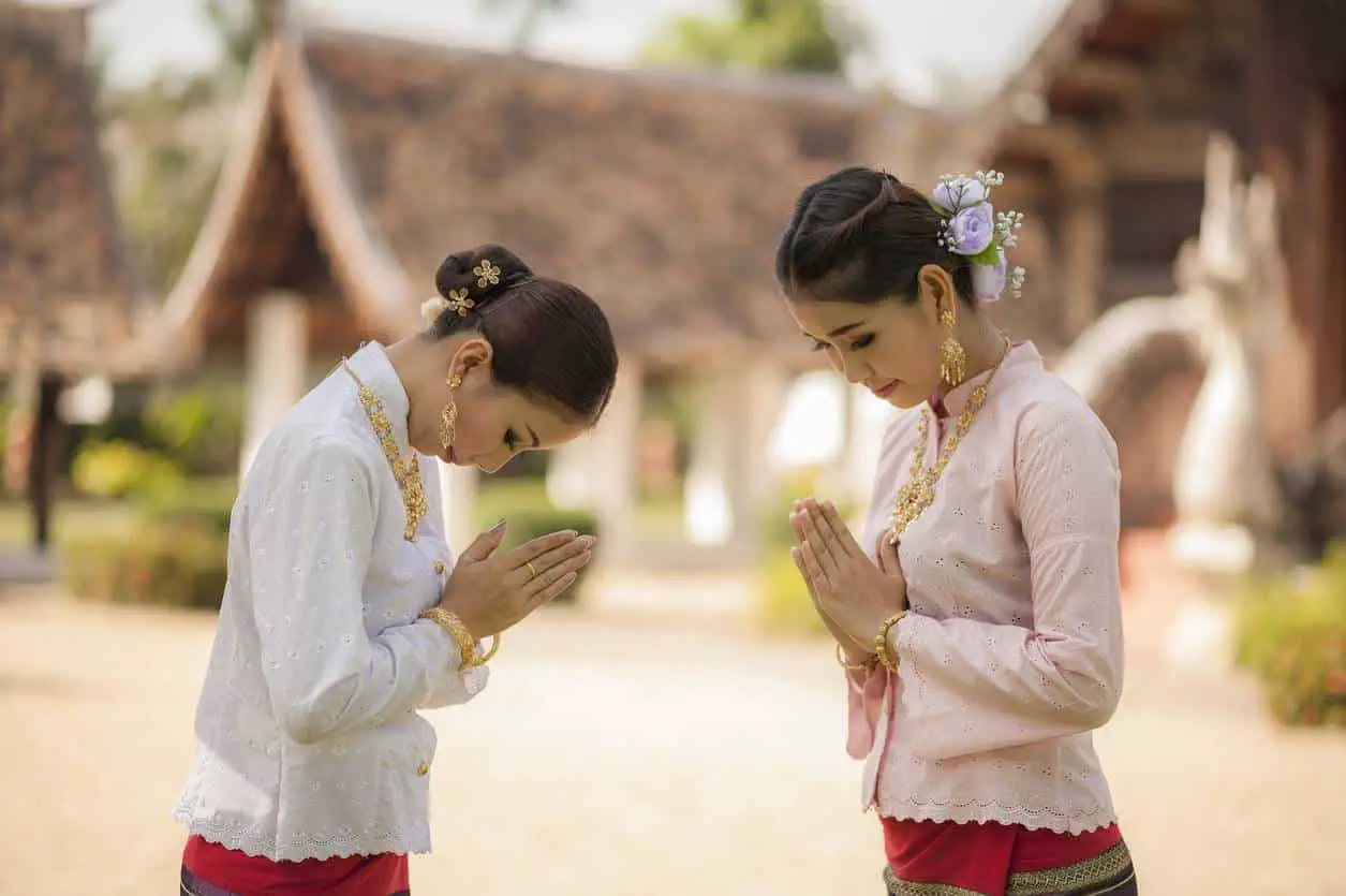 Thaïlande, salutation Wai