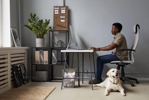 un beau bureau pour le travail à distance