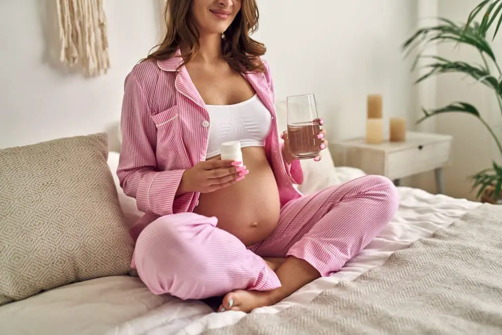 Pregnant Woman At Home