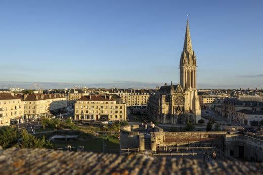 Day Time Shot Of Glise Saint Pierre, Caen, France