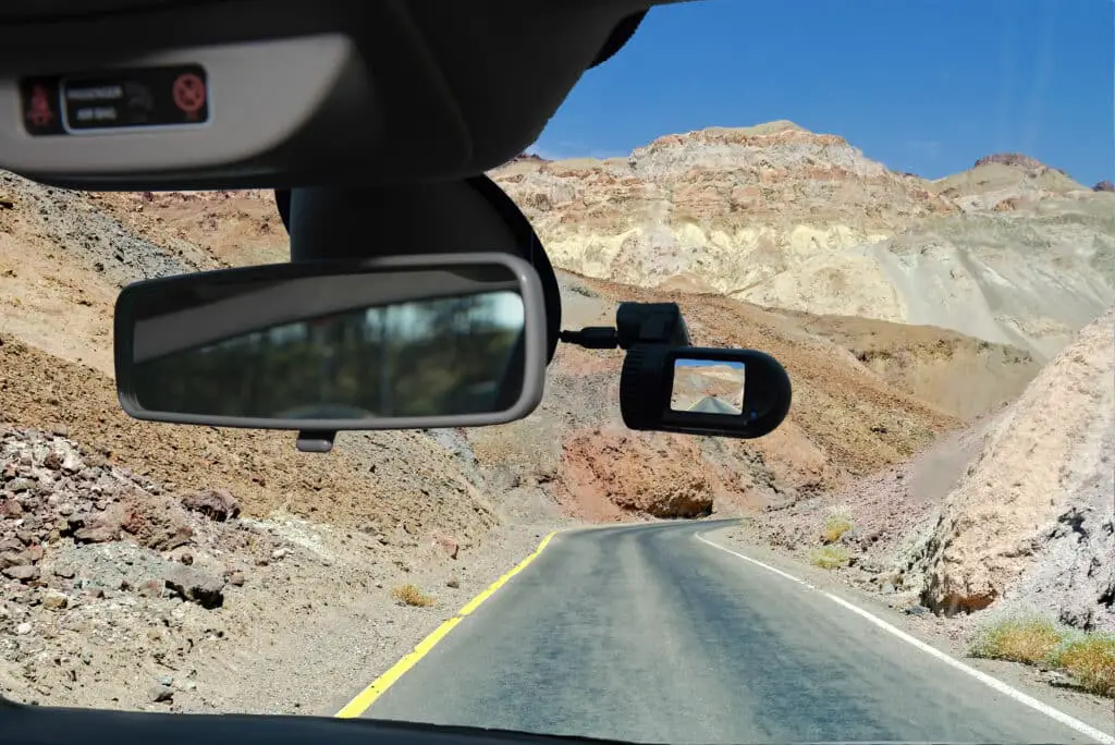 Looking Through A Dashcam Car Camera Installed On 2025 10 11 15 58 18 Utc