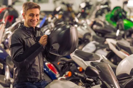 Man With Motorbike
