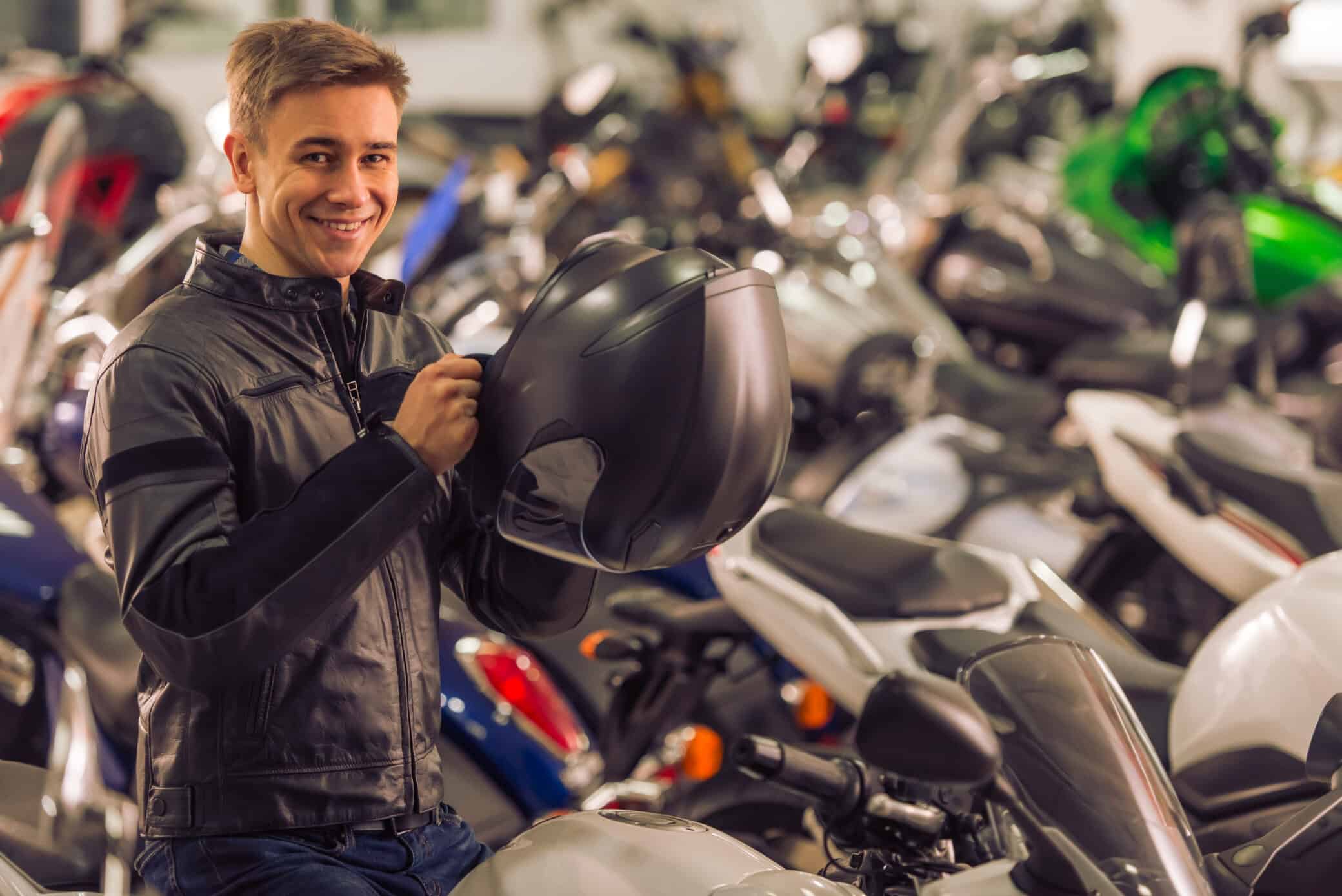 Man With Motorbike