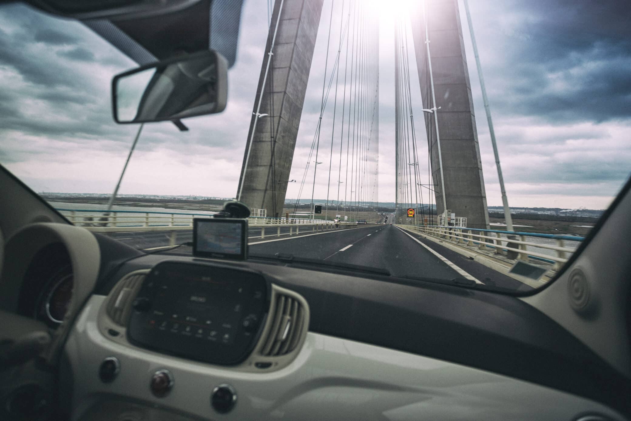 The Normandy Bridge In France