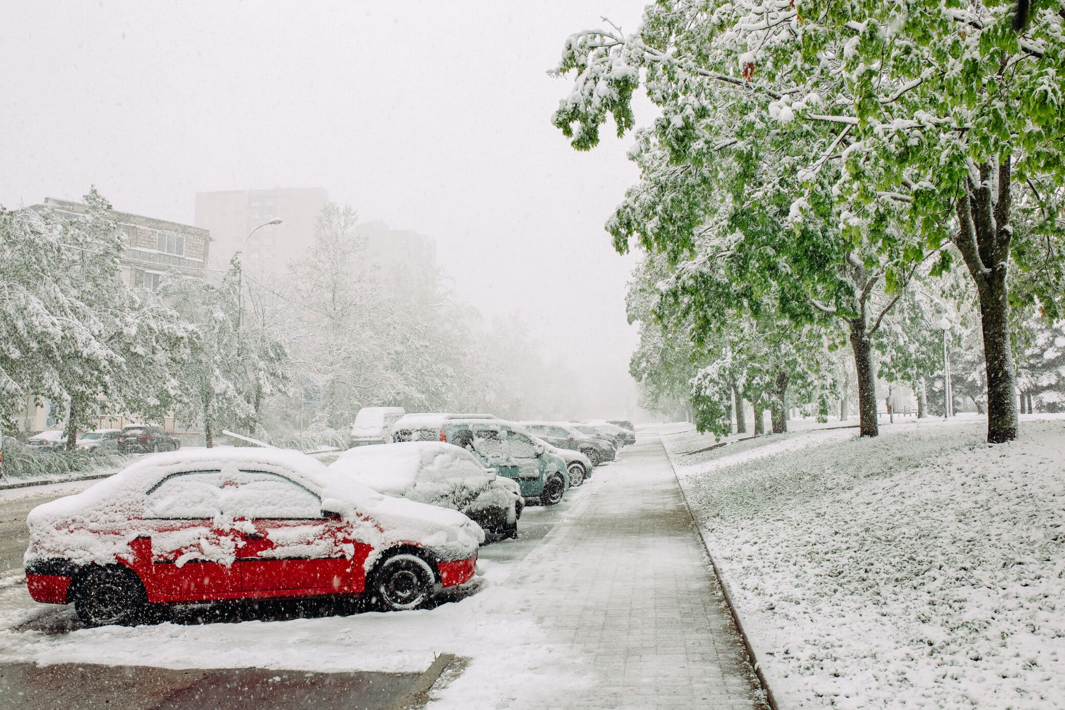 Voiture en hiver