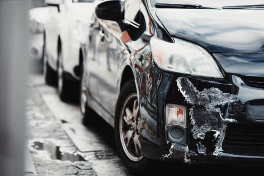 Voiture accidentée