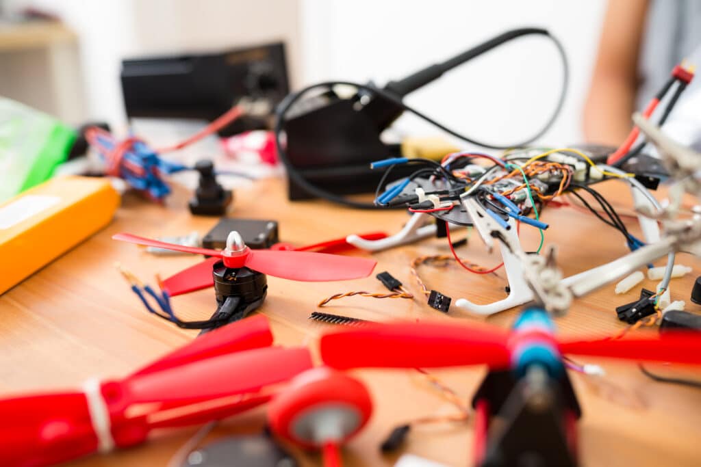 Drone cassé
