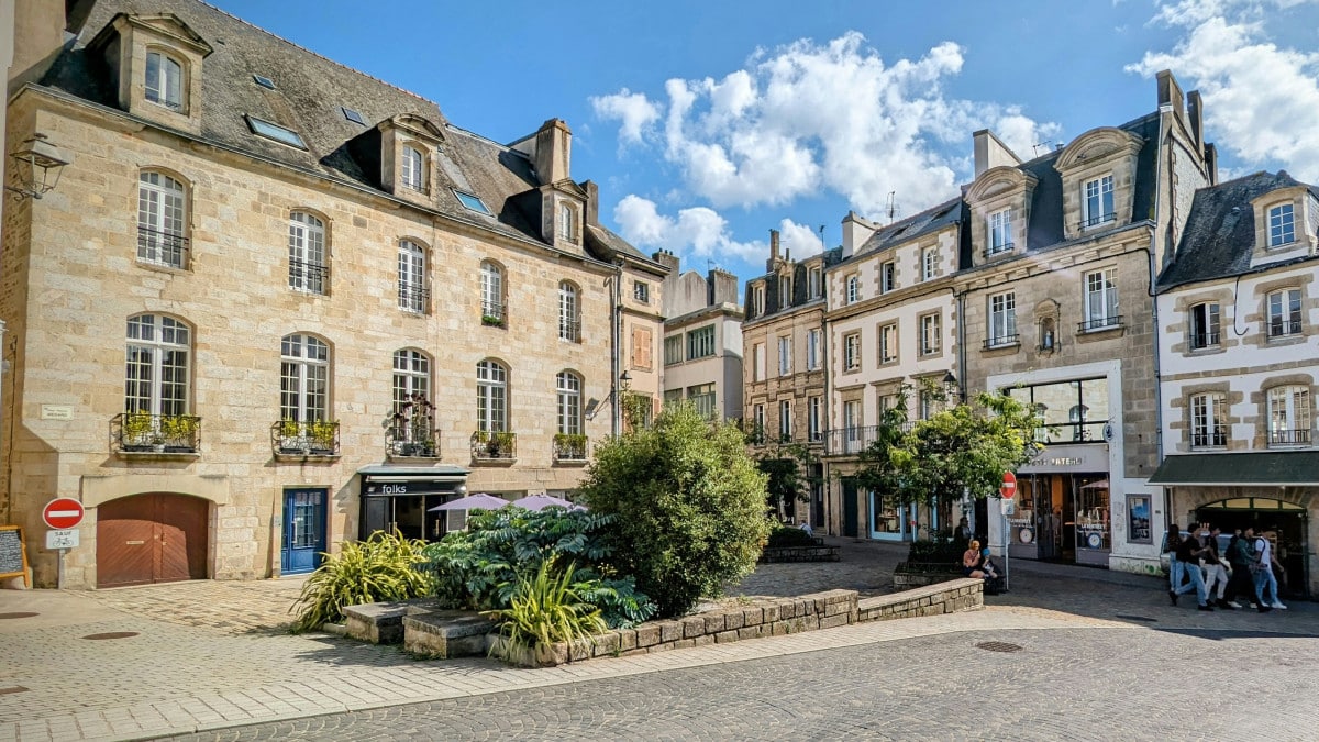jolie ville de Bretagne